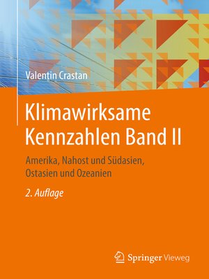 cover image of Klimawirksame Kennzahlen Band II